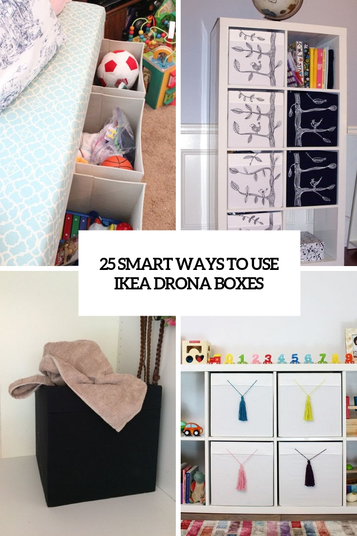25 Smart Ways To Use IKEA Drona Boxes