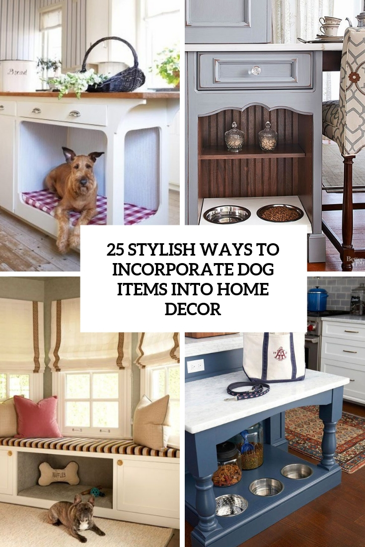 stylish ways to incorporate dog items into home decor