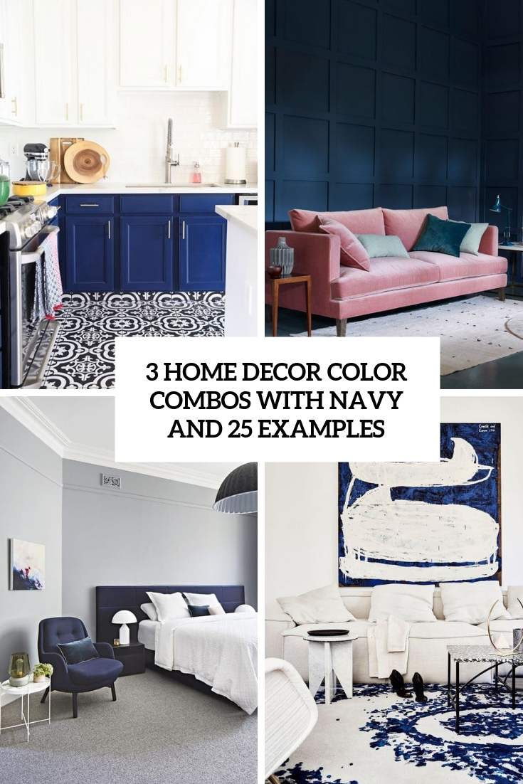 home decor color combos with navy and 25 examples
