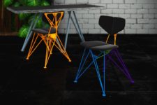 01 Star Chair is a bold design statement for your space, it strikes not only with its lines but also with colors