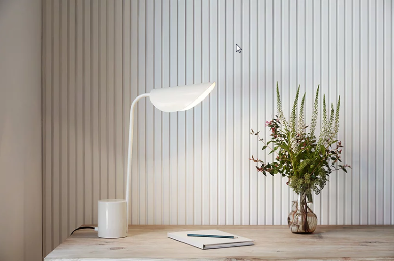 This lamp is called Lumme and it's inspired by the beauty and delicate lines of water lilies
