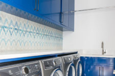 a large and functional laundry room design