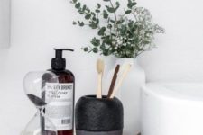 26 even a minimalist bathroom will profit from chic and bold accessories like these ones