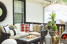 15 wicker furniture always brings a relaxed feel to the deck and it will serve you for years