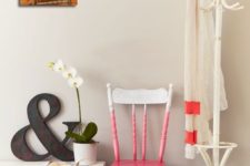 19 a vintage ombre chair from white to hot pink is a bold statement in any space