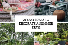 25 easy ideas to decorate a summer deck cover