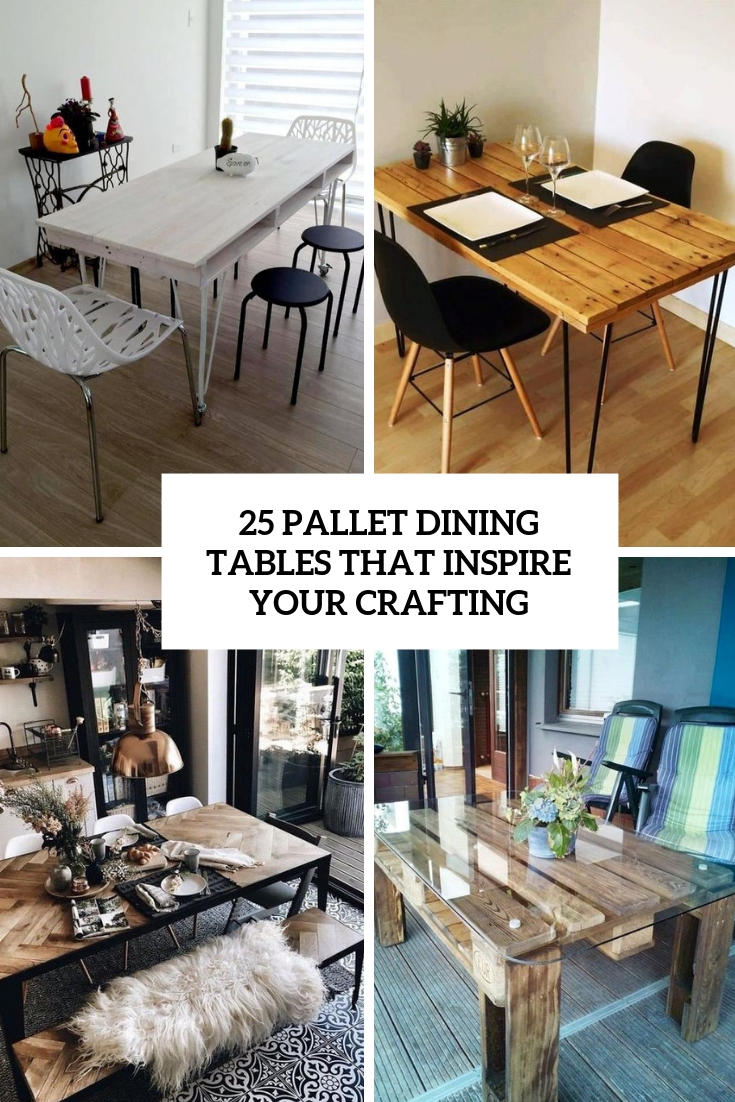 pallet dining tables that inspire your crafting