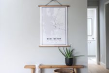 09 a map of your region in the bedroom is fun take on a traditional wall art for a bedroom or an entryway