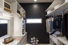 19 bring more light to your closet even if there are very small windows, just attach strip lighting somewhere