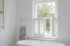 20 half window indoor shutters are a great solution if you want more light and don’t have neightbors too close