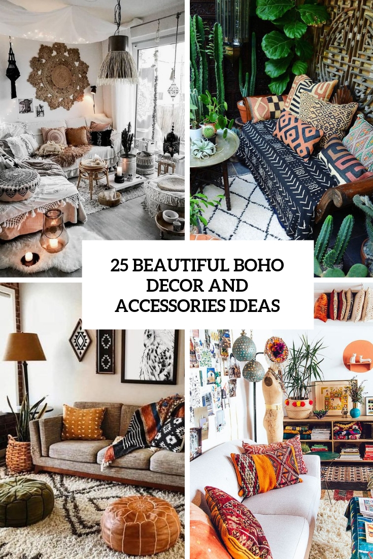 beautiful boho decor and accessories ideas
