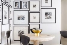 36 cozy up your awkward nook with a large gallery wall in the same frames