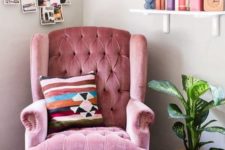 37 heirloom chairs like this pink one can be a nice idea to make your space personalized