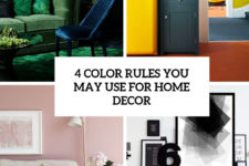 4 color rules you may use for home decor cover