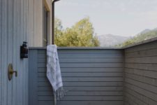a small yet particle outdoor shower