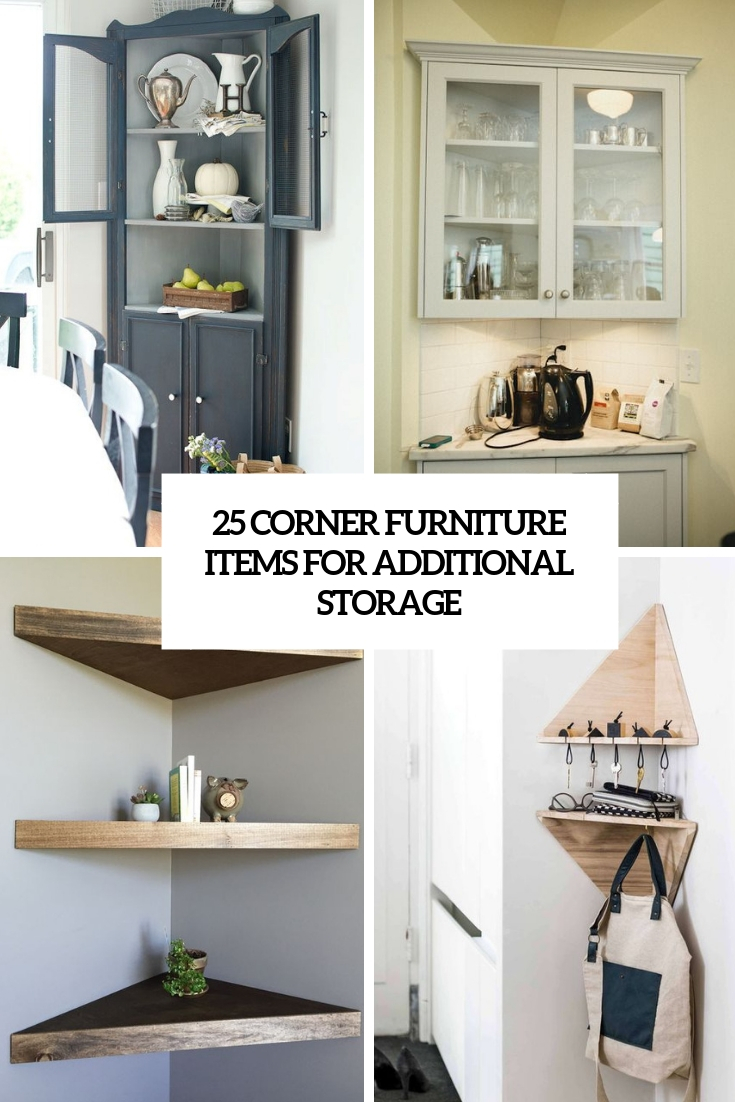 corner furniture items for additional storage