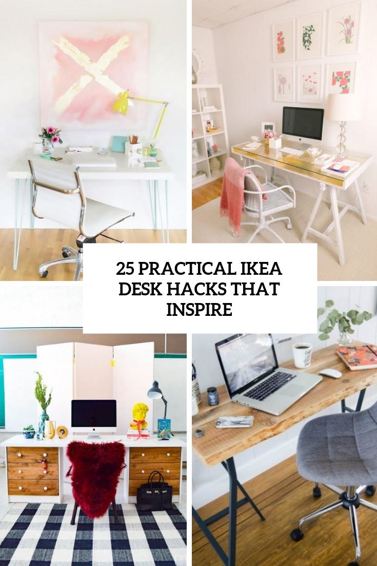 25 Practical IKEA Desk Hacks That Inspire