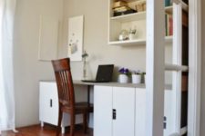 26 DIY desk made of IKEA Stuva units and a concrete countertop for maximal durability and a modern feel