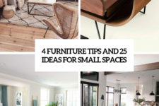 4 furniture tips and 25 ideas for small spaces cover