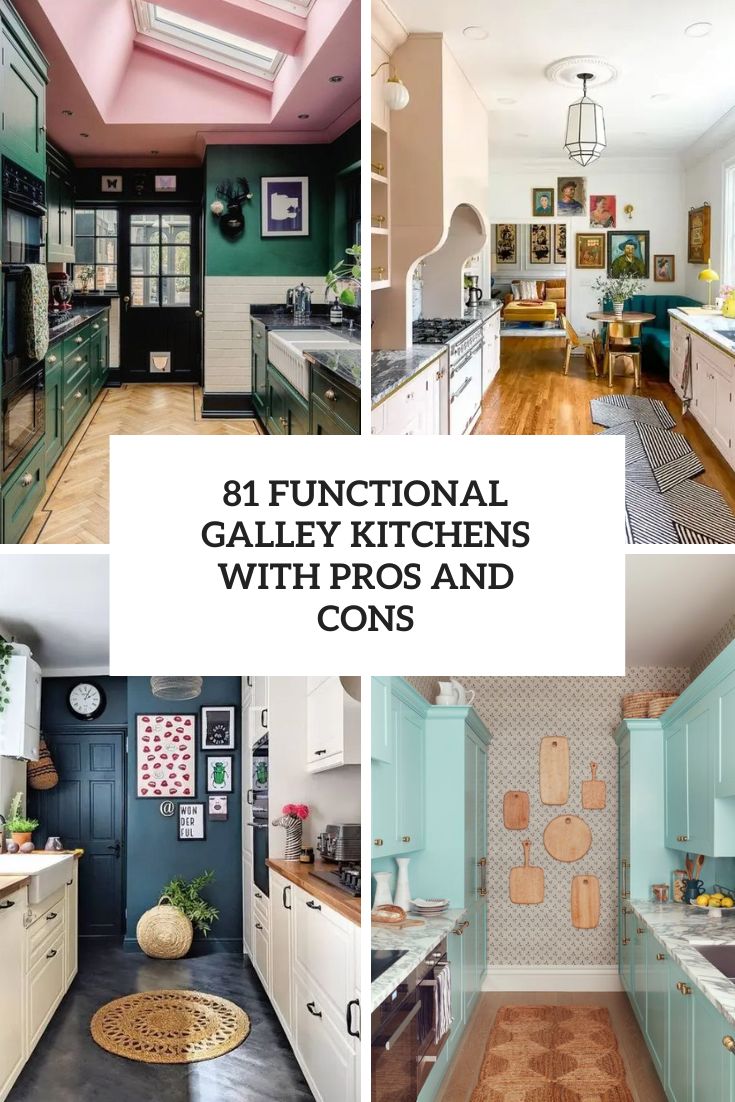 Functional Galley Kitchens With Pros And Cons
