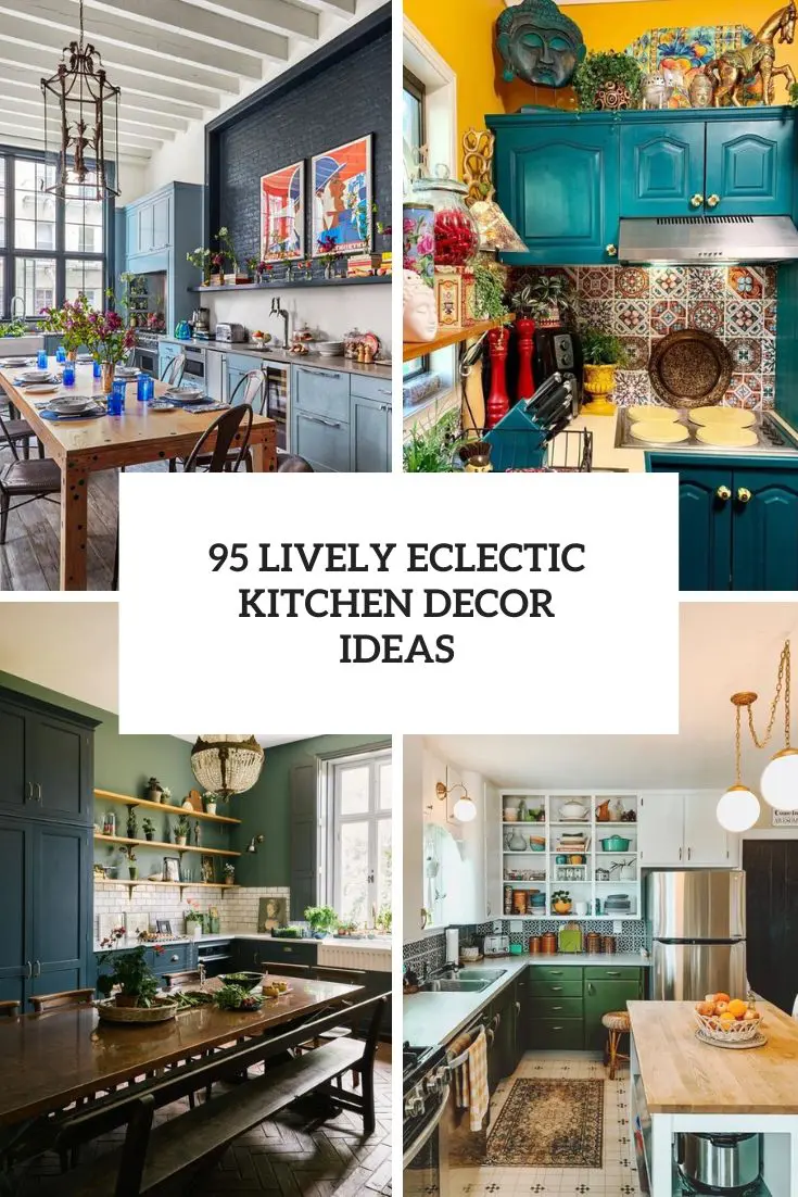 lively eclectic kitchen decor ideas