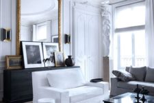 12 gorgeous molding on the walls and ceiling is right what you need to make your living room truly Parisian