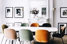 a cozy scandinavian dining room design