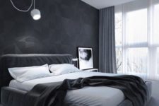 a minimalist bedroom design in a timeless color scheme