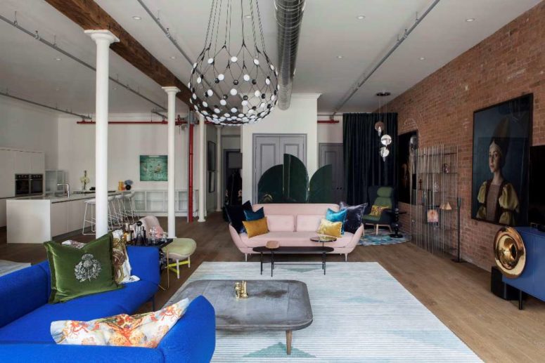 Eclectic New York Loft With A Vibrant Personality