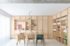 01 This stylish and laconic contemporary flat was designed for a young family with a child and a cat