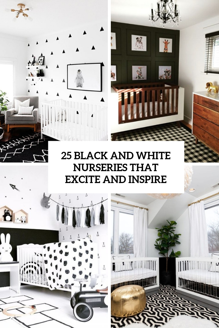 25 Black And White Nurseries That Excite And Inspire