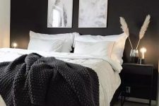 a Scandi b&w bedroom design