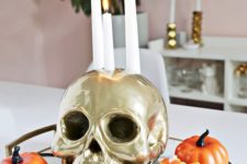 a nice arrangement that could be used as halloween centerpiece