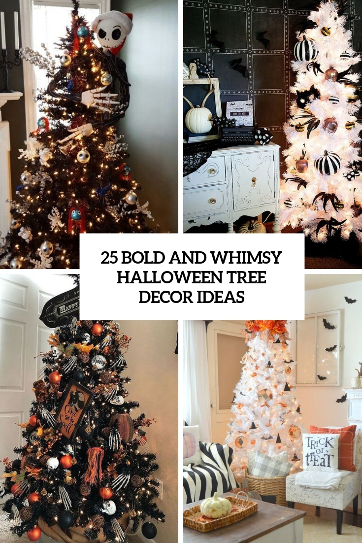 25 Bold And Whimsy Halloween Tree Decor Ideas