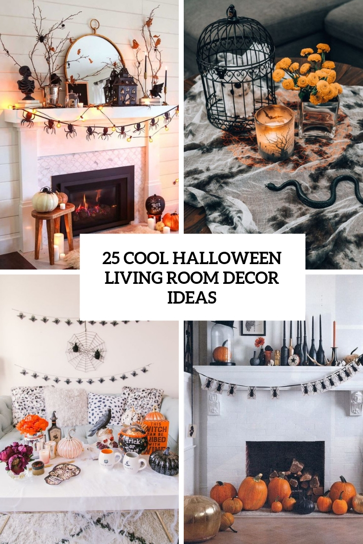 cool halloween living room decor ideas