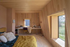 a tiny home office in a bedroom is a working solution for many homes
