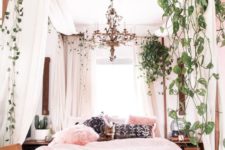 21 hang fresh greenery on your canopy bed and you’ll feel like outdoors in any season, which is a cool and fresh idea