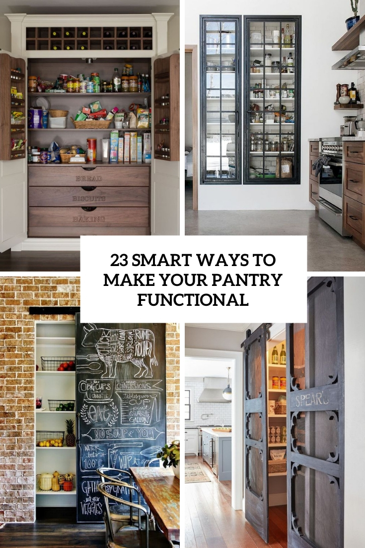 ways to make your pantry functional