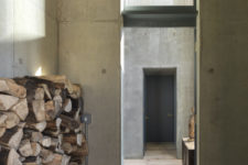 raw concrete is trendy to use in modern decor