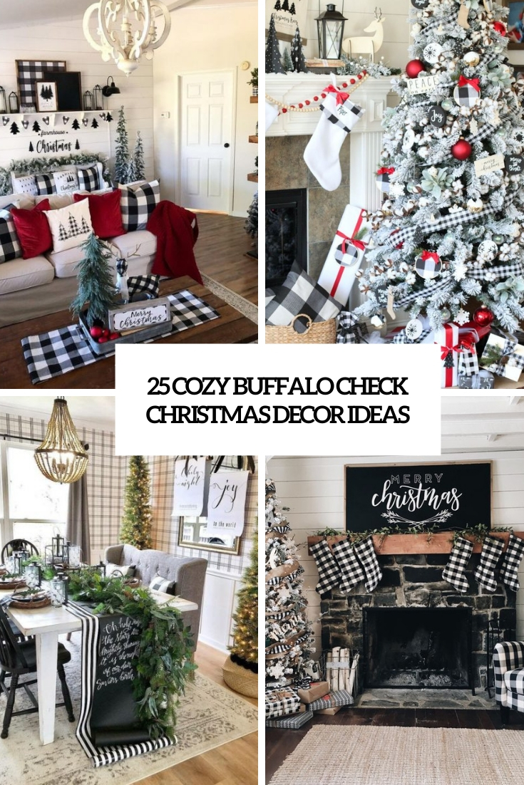 25 Cozy Buffalo Check Christmas Decor Ideas