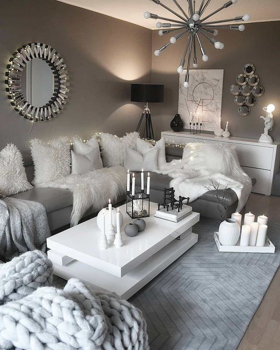 such interiors with all grey everything are totally out this year, they are boring and too predictable