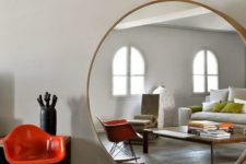 17 if you want mirrors, choose such a stylish and bold floor solution and give an edgy feel to your home