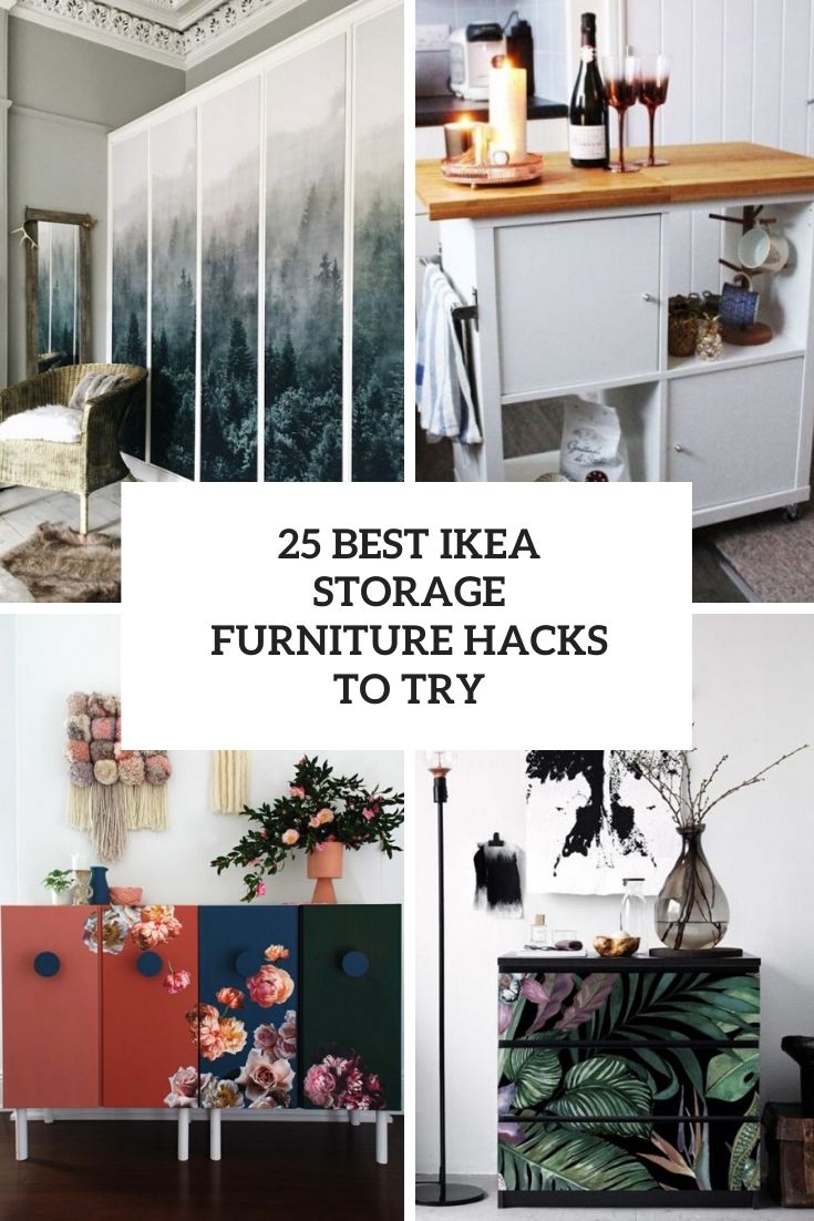 25 Best IKEA Storage Furniture Hacks To Try