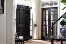 08 make your entryway dramatic and chic rocking matte black interiors doors like these ones