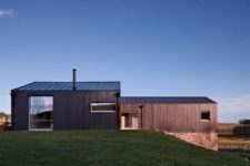 01 This contemporary home is built on top an old granite mill in Scotland