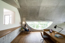 an attic home office design