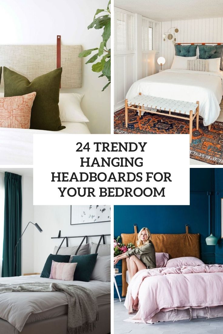 24 Trendy Hanging Headboards For Your Bedroom