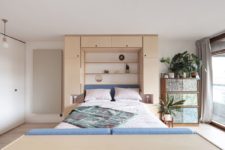 murphy bed is the best space-saving solution for a bedroom