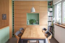 a stylish dining room design for a compact apartment