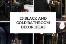 25 black and gold bathroom decor ideas cover